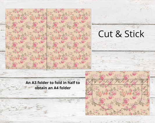 Vintage Tea Time Journal – Printable A4 (21x29.7cm)