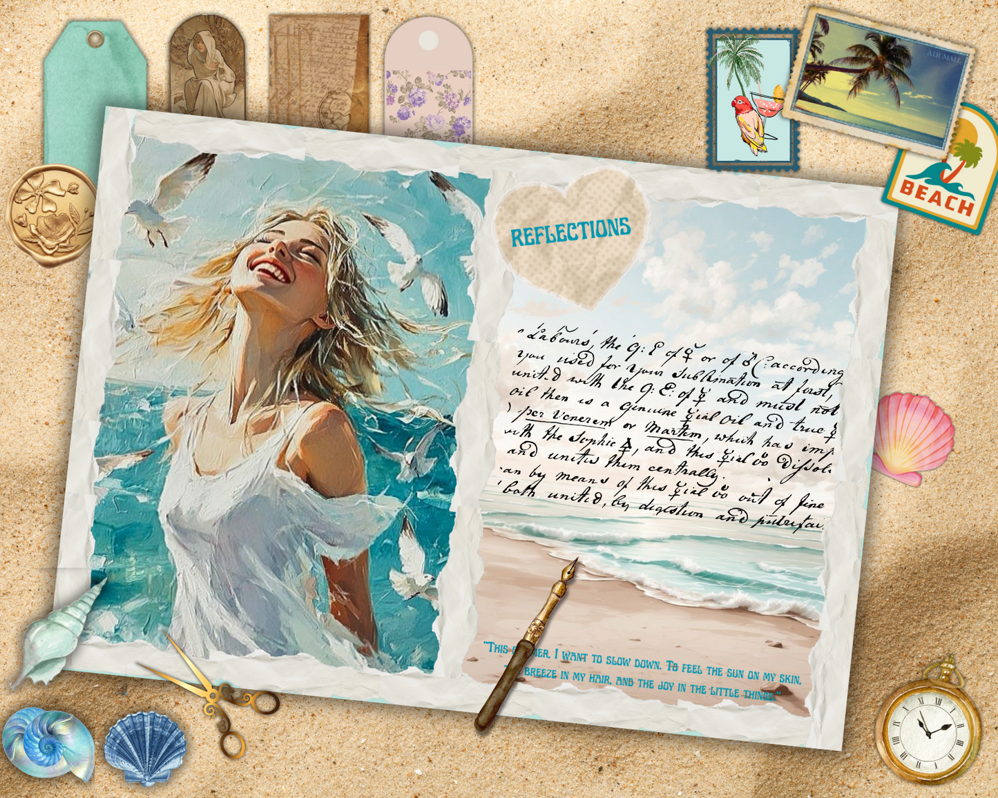 Summer Junk Journal - Printable